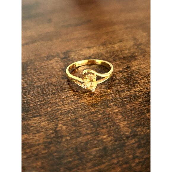 Gold Stone Ring - Picture 2 of 4